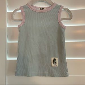 PH Play Waffle Knit Tank Top Blue Purple Size 2T